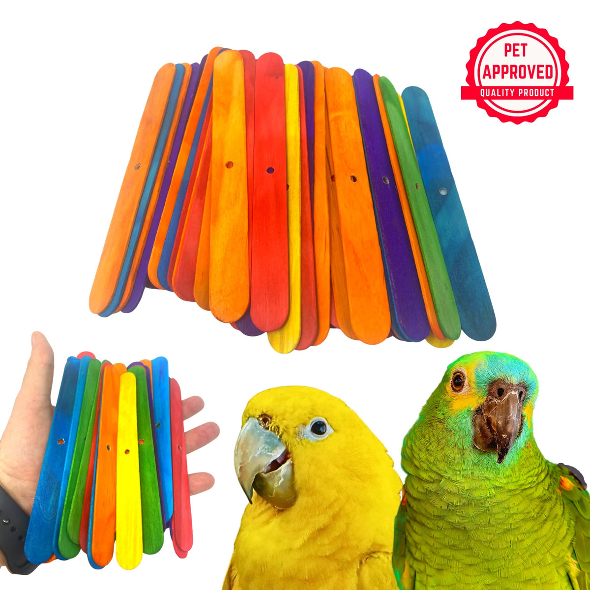 Colorful Wooden Chewy Sticks