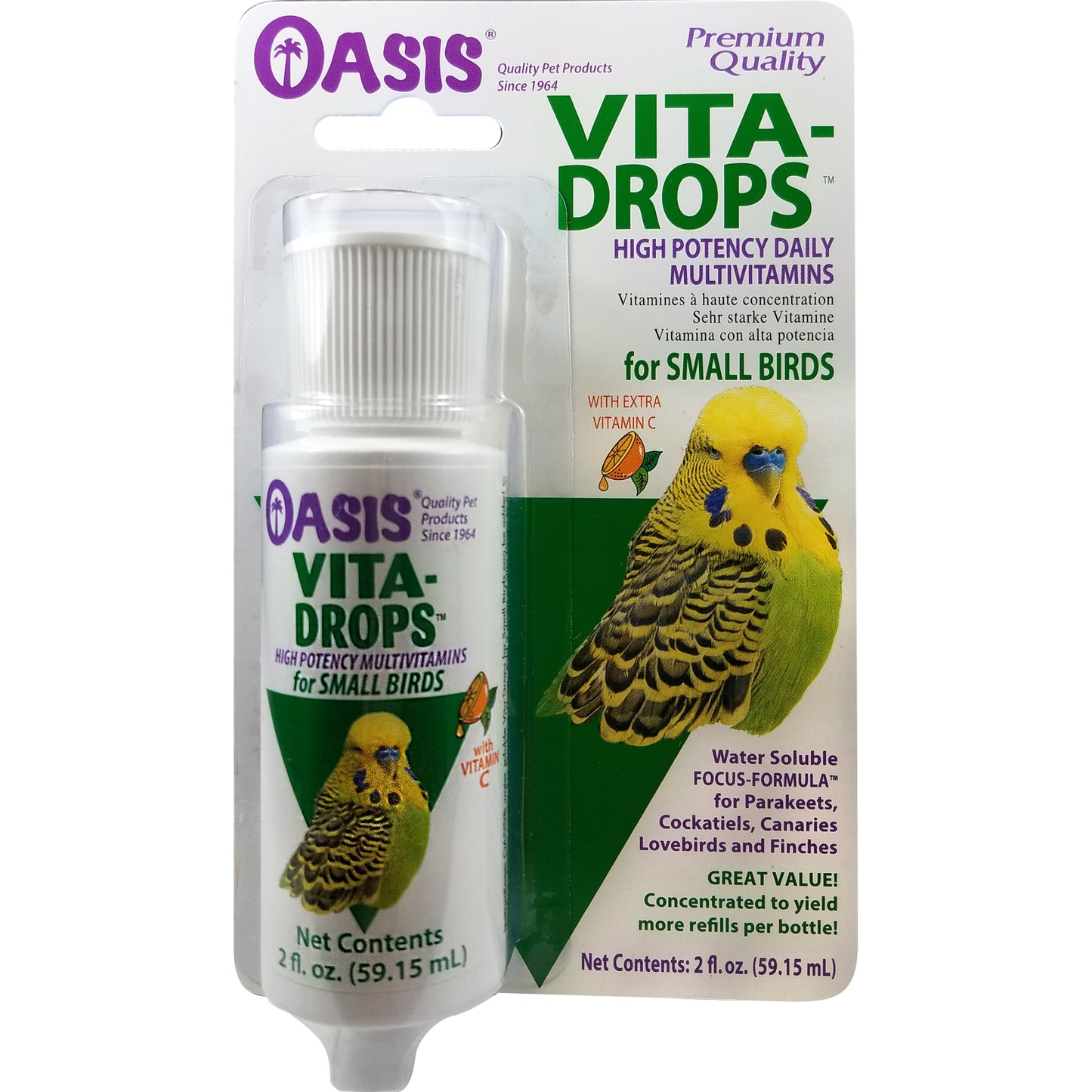 Oasis Vita-EZMist for Small Birds