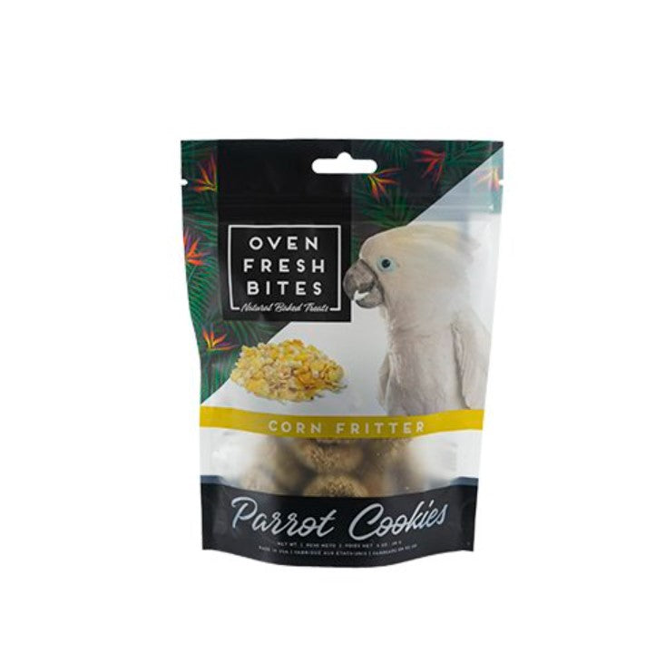 Oven Fresh Bites Parrot Cookies - Corn Fritter (4 oz)