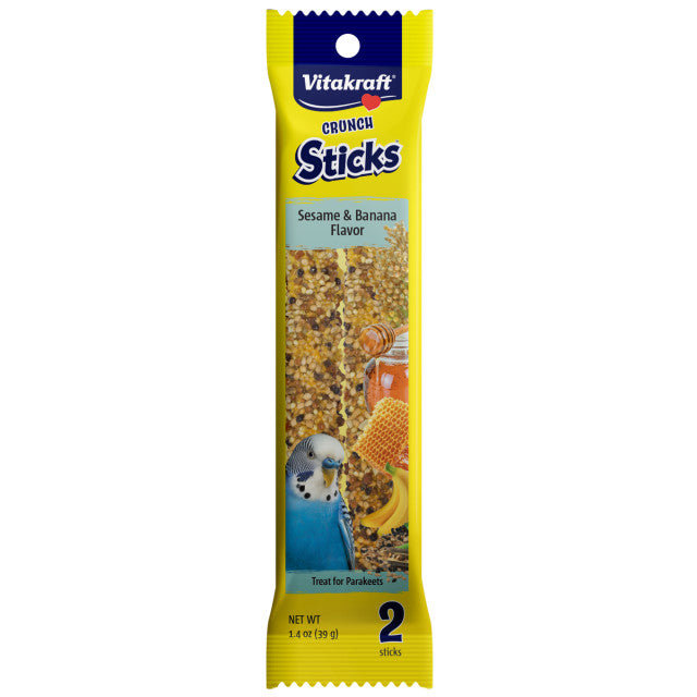 Vitakraft Crunch Stick - Sesame & Banana (Parakeet)