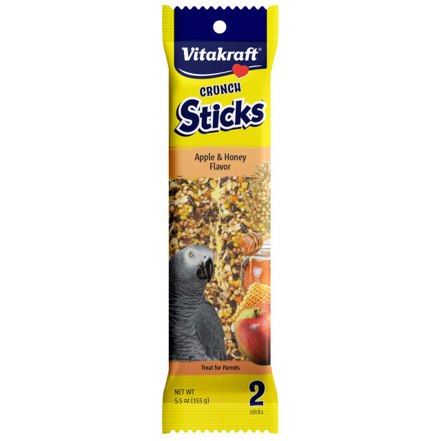 Vitakraft Crunch Stick - Apple & Honey (Parrot)