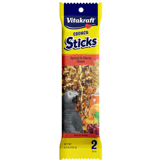 Vitakraft Crunch Stick - Apricot & Cherry (Parrot)