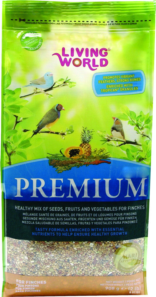 Living World Premium Mix for Finches - 908 g (2 lbs)