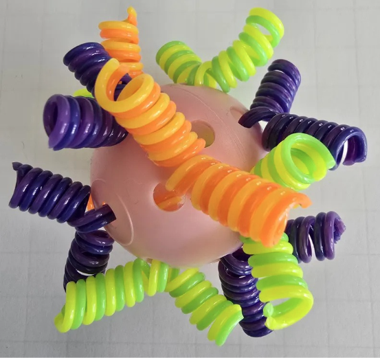 Spring Ball Foot Toy