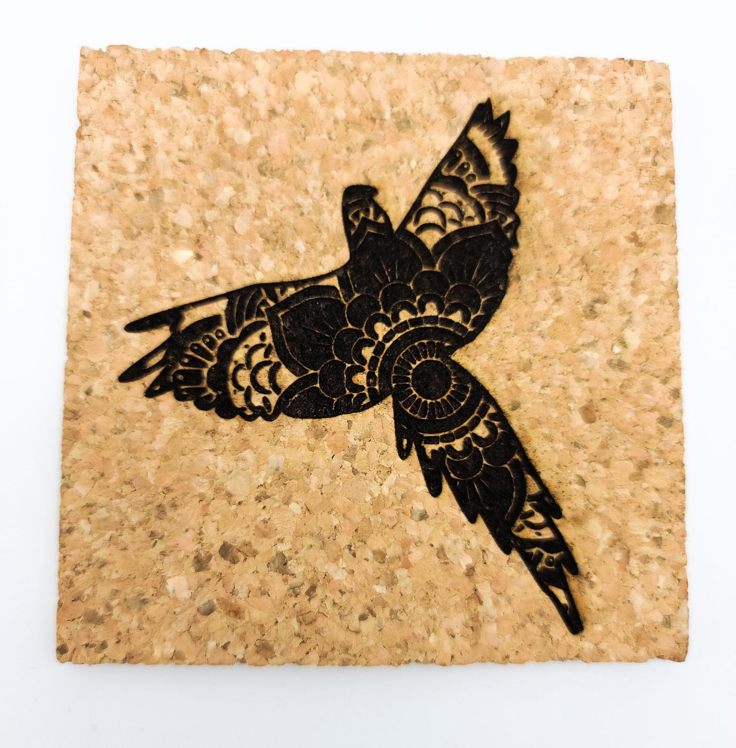 Tribal parrot coaster