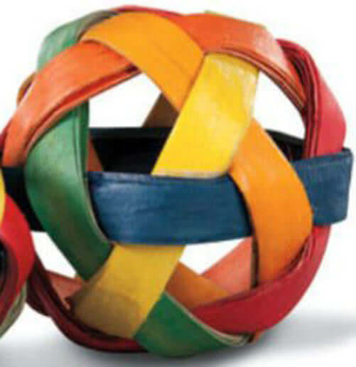 Woven Ball Foot Toy