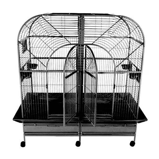 A&E Double Macaw Cage with Divider