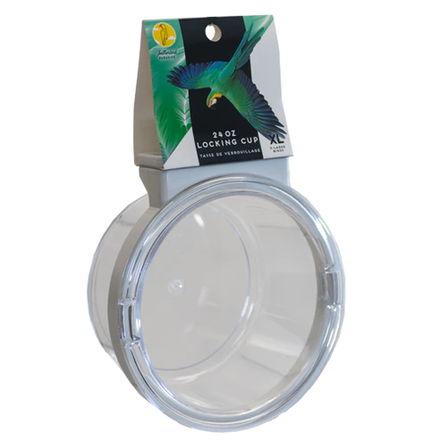 Large Plastic Cup with Locking Ring(24oz)