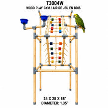 Play Gym (24"x28"x68") Wood