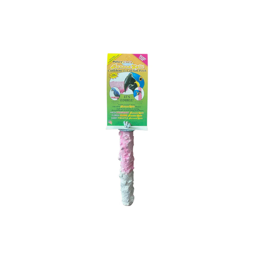 Polly's Banana Split Calcium Perch