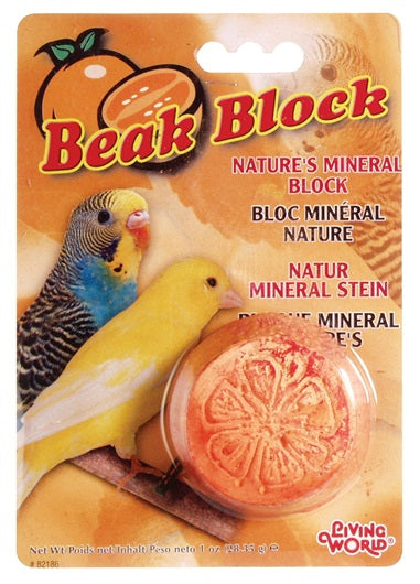 Living World Orange Beak Block (Parakeets)