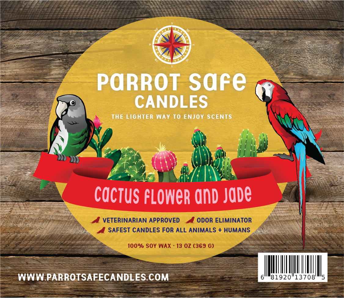 Cactus Flower &amp; Jade Candle