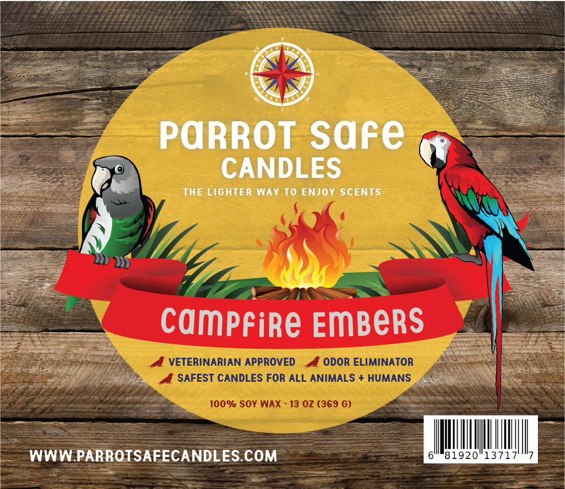 Camp Fire Embers Candle