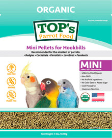 Top's Organic Pellets - Mini Hookbill