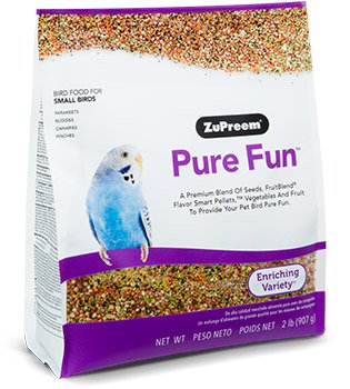 Zupreem Pure Fun Parakeets/Finches (2 lbs)