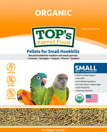 Top's Organic Pellets - Small Hookbill