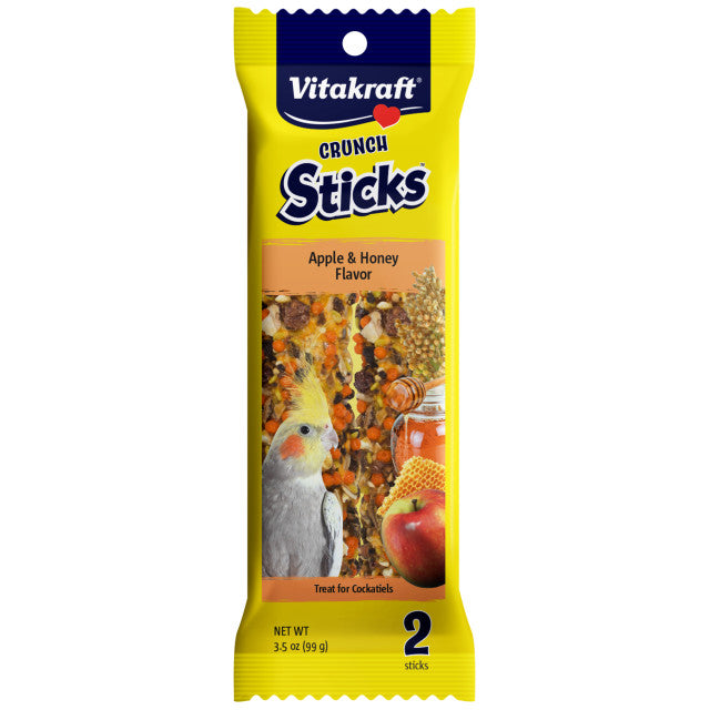 Vitakraft Crunch Stick - Apple & Honey (Cockatiel)