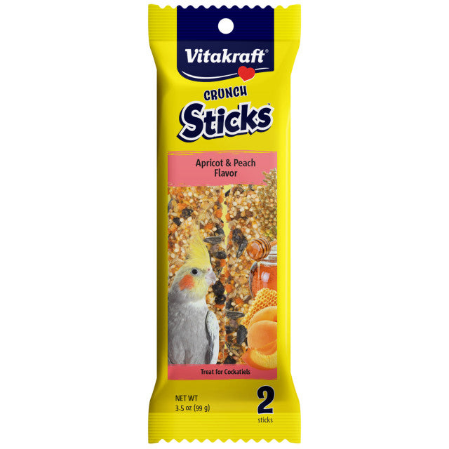 Vitakraft Crunch Stick - Apricot & Peach (Cockatiel)