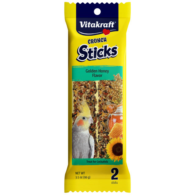 Vitakraft Crunch Stick - Golden Honey (Cockatiel)