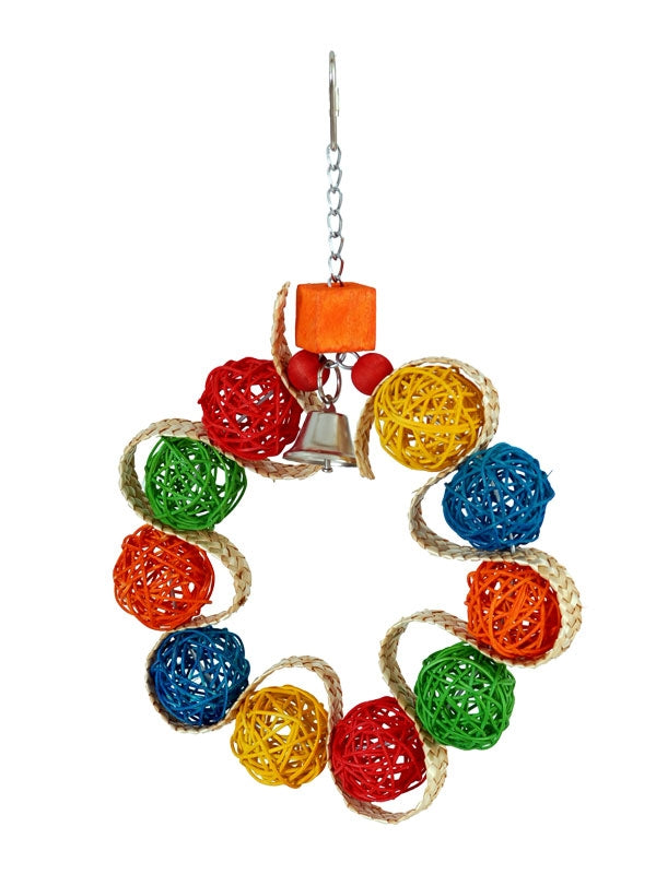 Vine Ball Braided Wreath