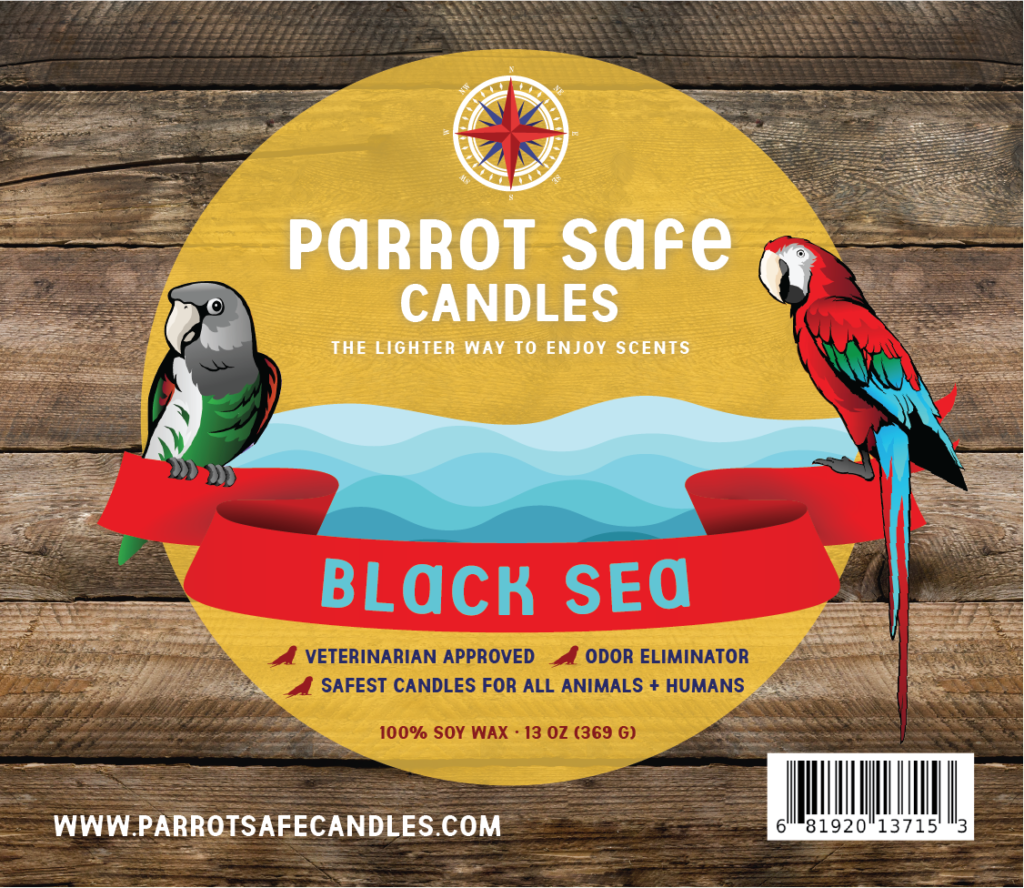 Black Sea Candle World's Safest Candles Parrot Safe Candles