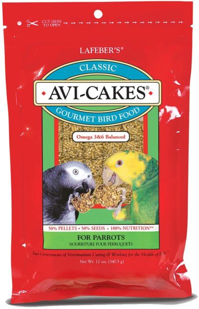 Lafeber's Classic Avi-Cakes for Parrots (12 oz)