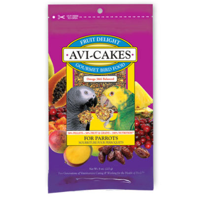 Lafeber's Fruit Delight Avi-Cakes for Parrots (8oz)