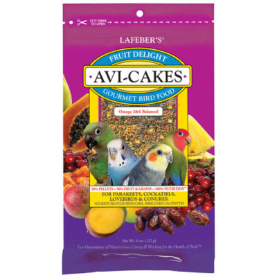 Lafeber's Fruit Delight Avi-Cakes for Small Birds (8oz)