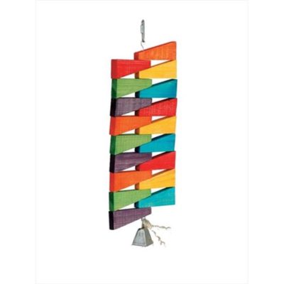 Caitec Large Spinning Triangles Chews Bird Toy