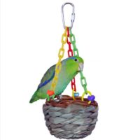 Super Bird Hanging Treat Basket foraging toy