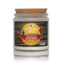 River Wood Candle by Parrot Safe Candles